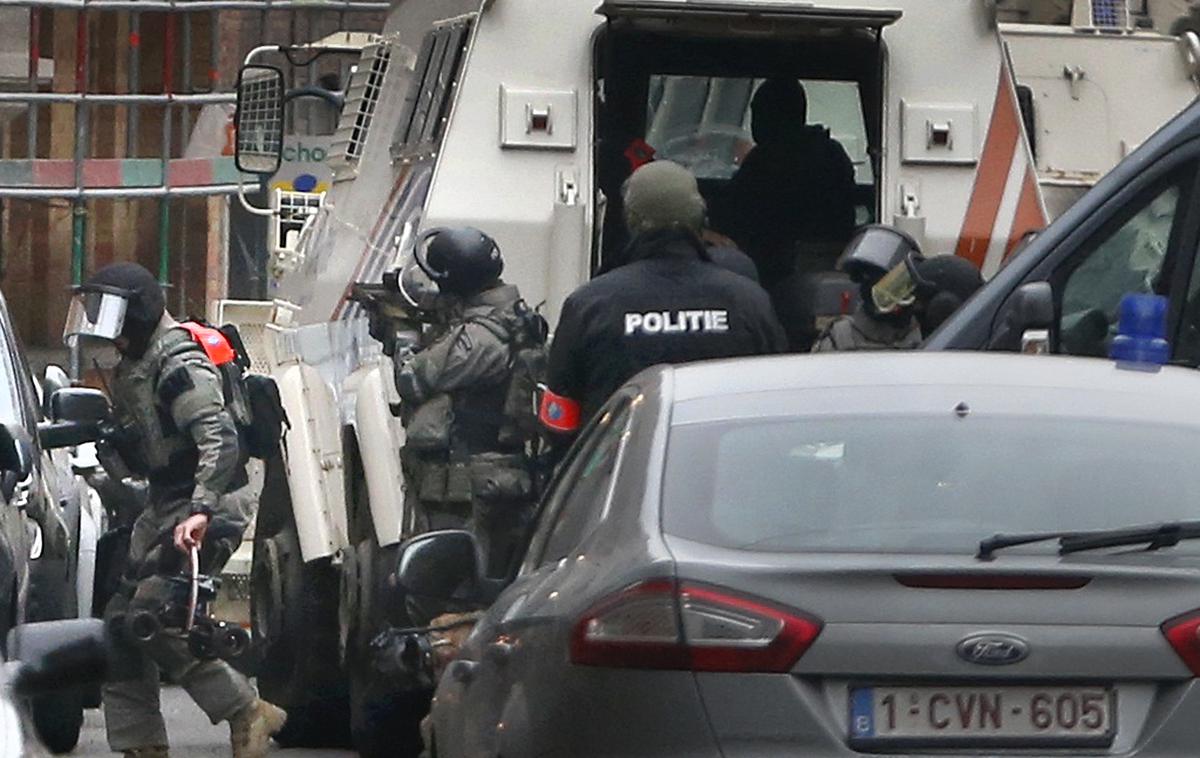 Bruselj aretacija Salaha Abdeslama | Foto Reuters