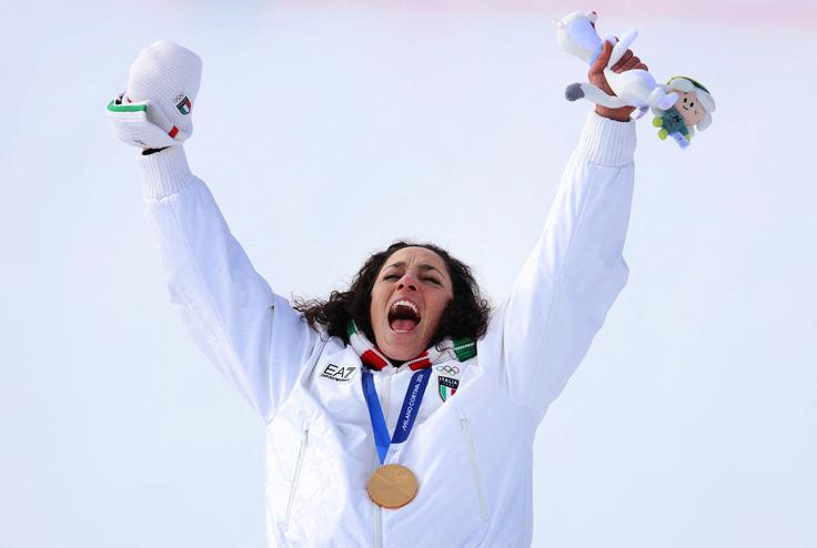 Federica Brignone je olimpijska prvakinja. | Foto: Reuters