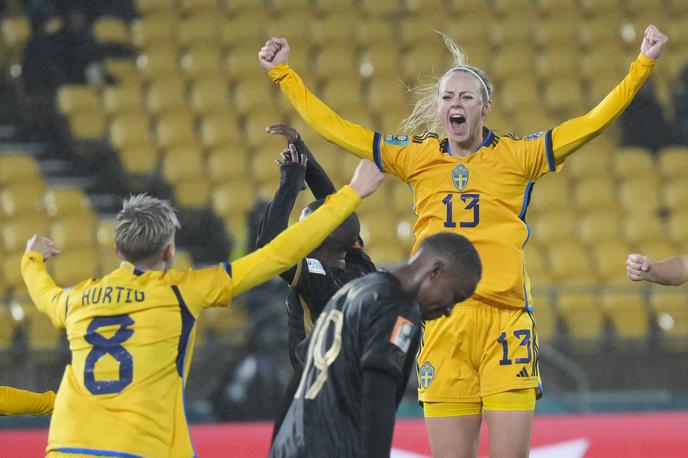 Amanda Ilestedt | Amanda Ilestedt je v 90. minuti zadela za zmago Švedske z 2:1. | Foto Guliverimage