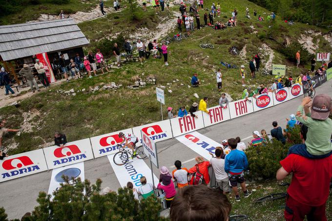 Leta 2013 je bil Vršič nazadnje cilj etape dirke Po Sloveniji.  | Foto: Vid Ponikvar