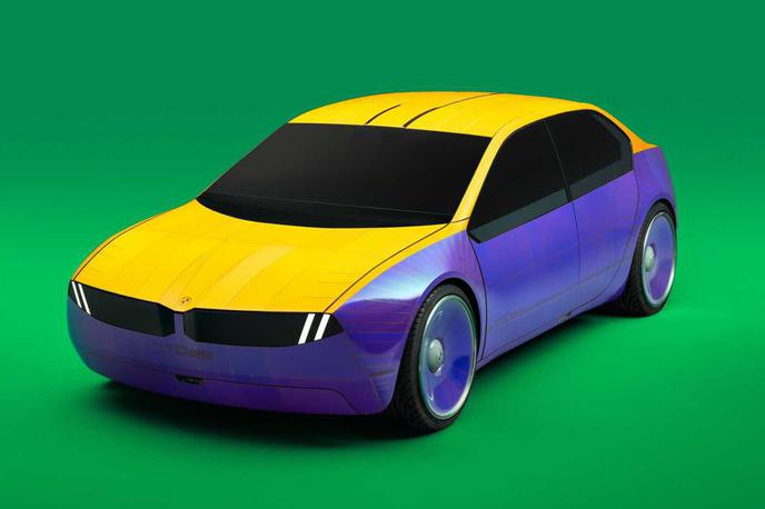 BMW i-vision Dee | BMW-jev novi koncept lahko s pomočjo digitalnega črnila, nanesenega na karoserijo, spreminja svojo barvno podobo. | Foto BMW
