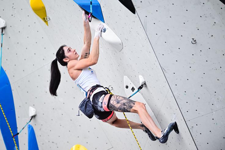Mia Krampl je tekmo končala na 9. mestu, tik za osmerico finalistk. | Foto: www.alesfevzer.com