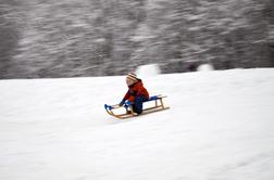 Dve sankačici s proge v drevo