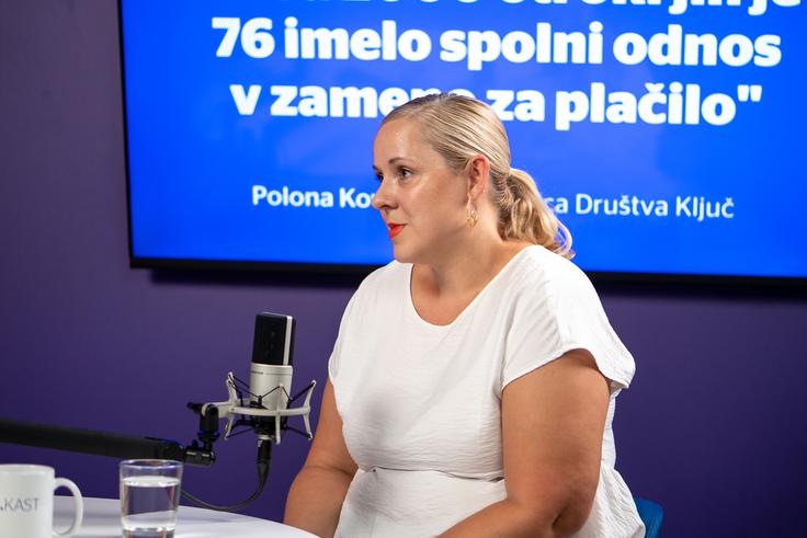 Polona Kovač je predsednica Društva Ključ, centra za boj proti trgovanju z ljudmi. | Foto: Liam Toni Šironjič