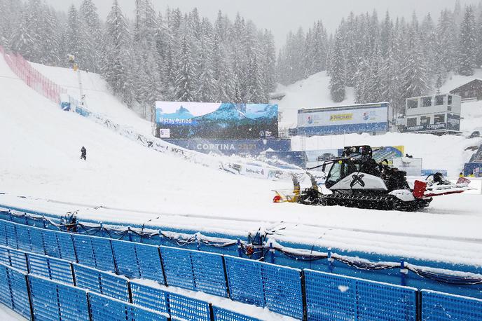 vreme sneg Cortina d'Ampezzo | Ilka Štuhec ne bo nastopila na alpski kombinaciji. | Foto Reuters