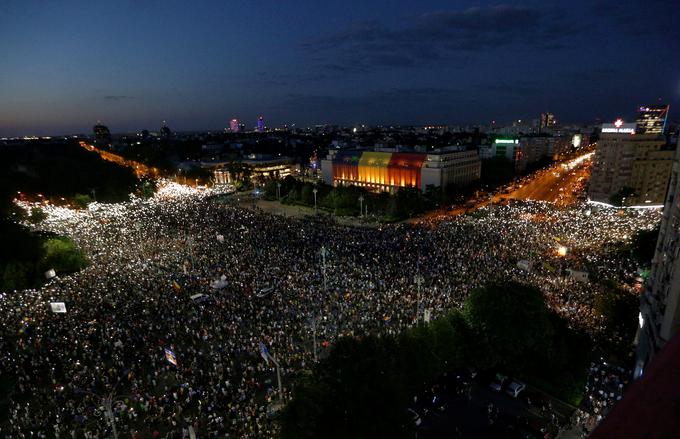 Bukarešta, spopadi | Foto: Reuters