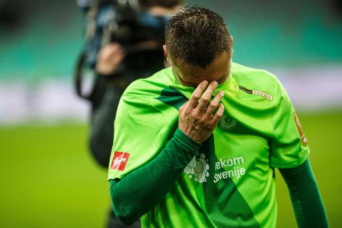 Leon Benko je Olimpijo popeljal v vodstvo, a na koncu ni bil zadovoljen z rezultatom (1:2). | Foto: Grega Valančič/Sportida