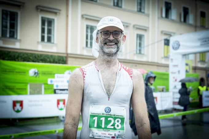 Peter Macuh je pretekel vseh 23 ljubljanskih maratonov. | Foto: Ana Kovač