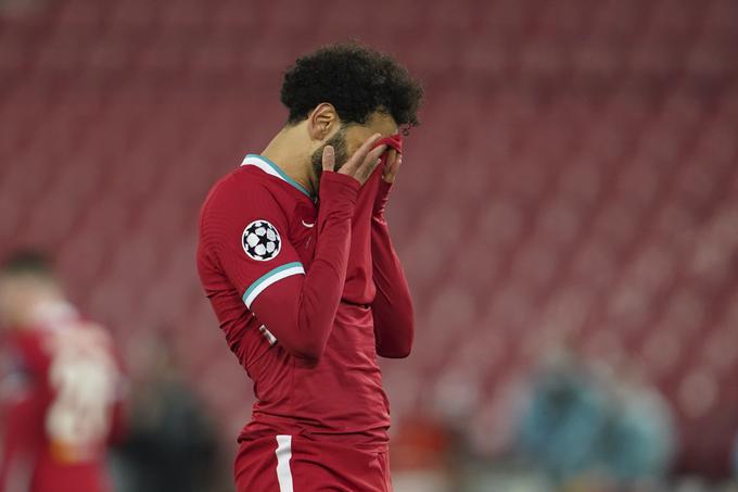 Mohamed Salah je zapravil številne priložnosti. | Foto: Guliverimage/Vladimir Fedorenko