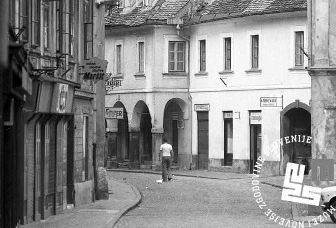 Trubarjeva cesta leta 1978 | Foto: Miško Kranjec, hrani: MNZS