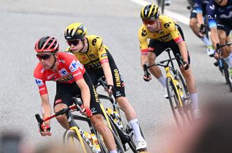 Kuss dal vedeti, kaj mu je rojilo po glavi, ko sta se Roglič in Jonas odpeljala