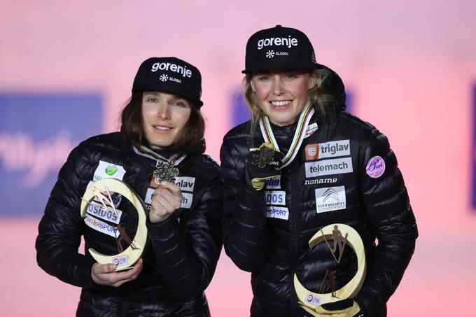 Eva Urevc in Anamarija Lampič sta bili lani na SP v Oberstdorfu v ekipnem šprintu tretji. | Foto: Guliverimage/Vladimir Fedorenko