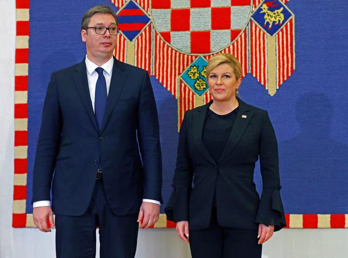 Obisku Vučića na Hrvaškem nasprotujejo v združenju vojnih invalidov in vdov padlih hrvaških vojakov. | Foto: Reuters