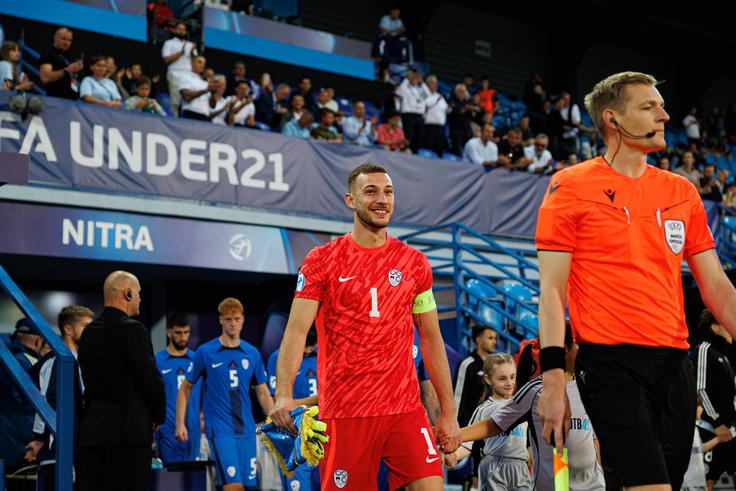 Vratar Martin Turk je blestel na zadnjem srečanju proti Angliji. | Foto: Guliverimage