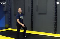 Poglejte si, kako se je Bojan znašel na trampolinu #video