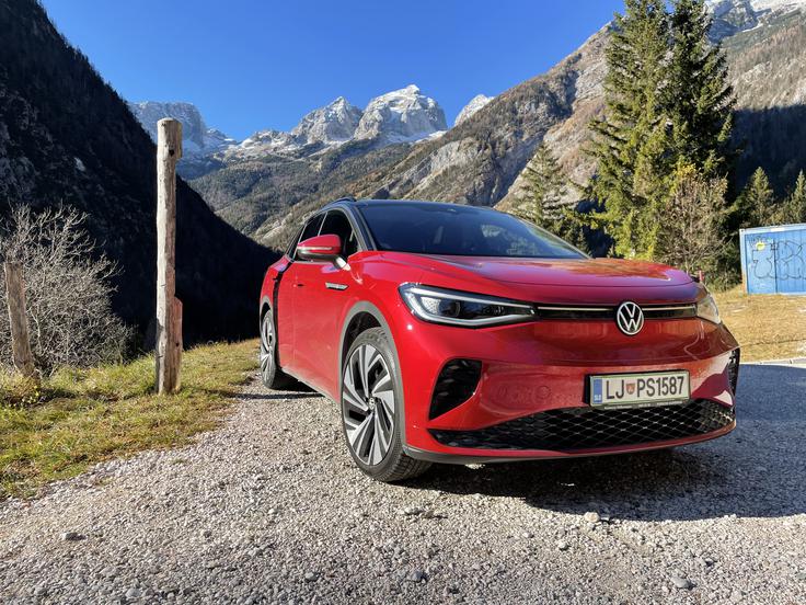 Volkswagen ID4 Vršič | Foto: Gregor Pavšič