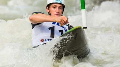 Luka Božič napovedal boj za sam vrh, v finalu le en slovenski kajakaš