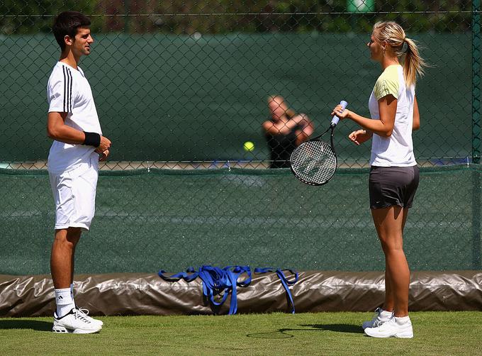 Marija Šarapova in Novak Đoković sta se od nekdaj dobro razumela. | Foto: Gulliver/Getty Images
