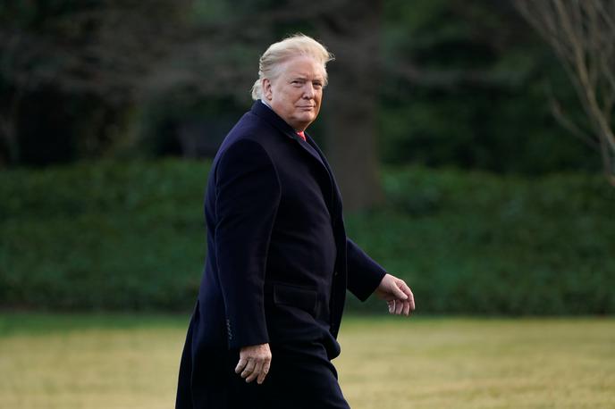 Donald Trump | Trumpov oranžni obraz so včeraj razkrile številne fotografske agencije. | Foto Reuters