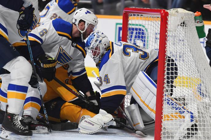 Nashville St. Louis NHL | St. Louis Blues so v podaljšku premagali Nashville Predators. | Foto Reuters