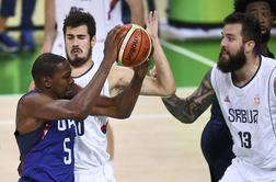 Ameriški košarkarji so se v finalu poigrali s Srbi, bron Špancem