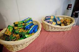 "Basanje" s krekerji in čokoladicami