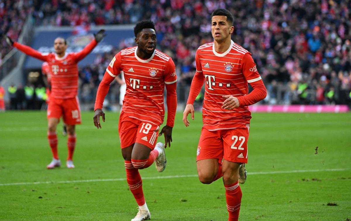 Joao Cancelo Bayern | Joao Cancelo, ki se je pozimi preselil v München iz Manchestra, je dosegel prvi zadetek za Bayern. | Foto Reuters