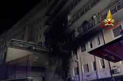V požaru v bolnišnici blizu Rima več mrtvih #foto