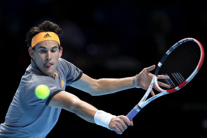 Dominic Thiem je zvečer premagal Rogerja Federerja. | Foto: Getty Images