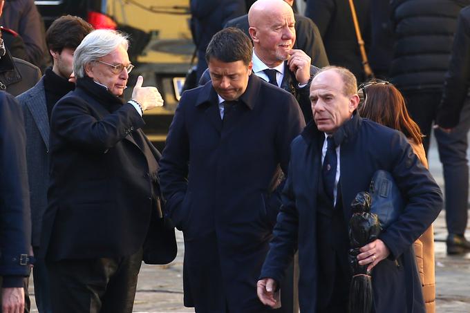 Lastnik Fiorentine Diego Della Valle in nekdanji italijanski predsednik vlade Matteo Renzi | Foto: Reuters