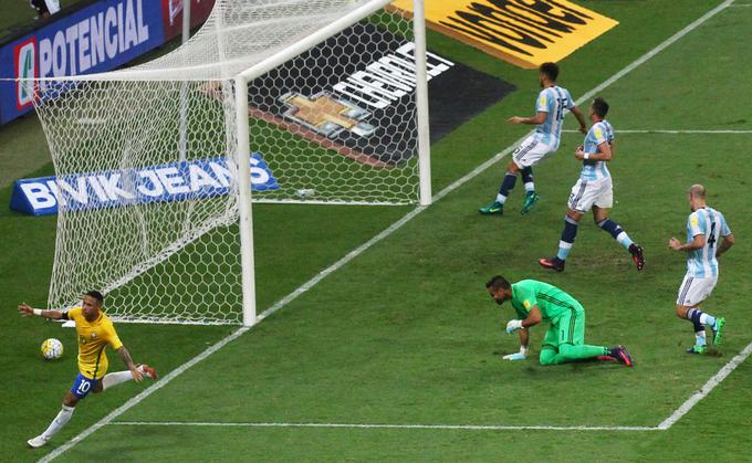 Brazilci so v Belo Horizonteju v kvalifikacijah za svetovno prvenstvo 2018 novembra 2016 Argentino premagali s 3:0. | Foto: Reuters