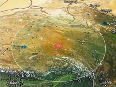 Močan potres z magnitudo 7 stresel Tibet