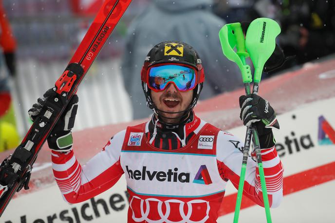 Marcel Hirscher | Marcel Hirscher je že petič zmagal na slalomu v Adelbodnu. | Foto Reuters