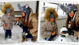 Snežne radosti Severine, Nine Pušlar in Saše Lendero (foto)