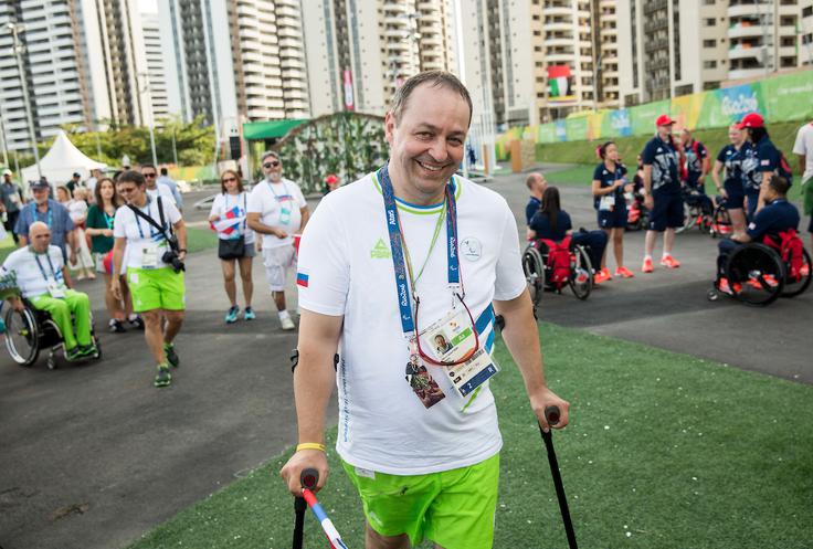 "V življenju se mi nikoli ni zdelo nič nemogoče," nam je dejal pred igrami. Po prometni nesreči, ki se mu je zgodila pred 13 leti, so mu zdravniki dejali, da ne bo več hodil.  | Foto: Vid Ponikvar