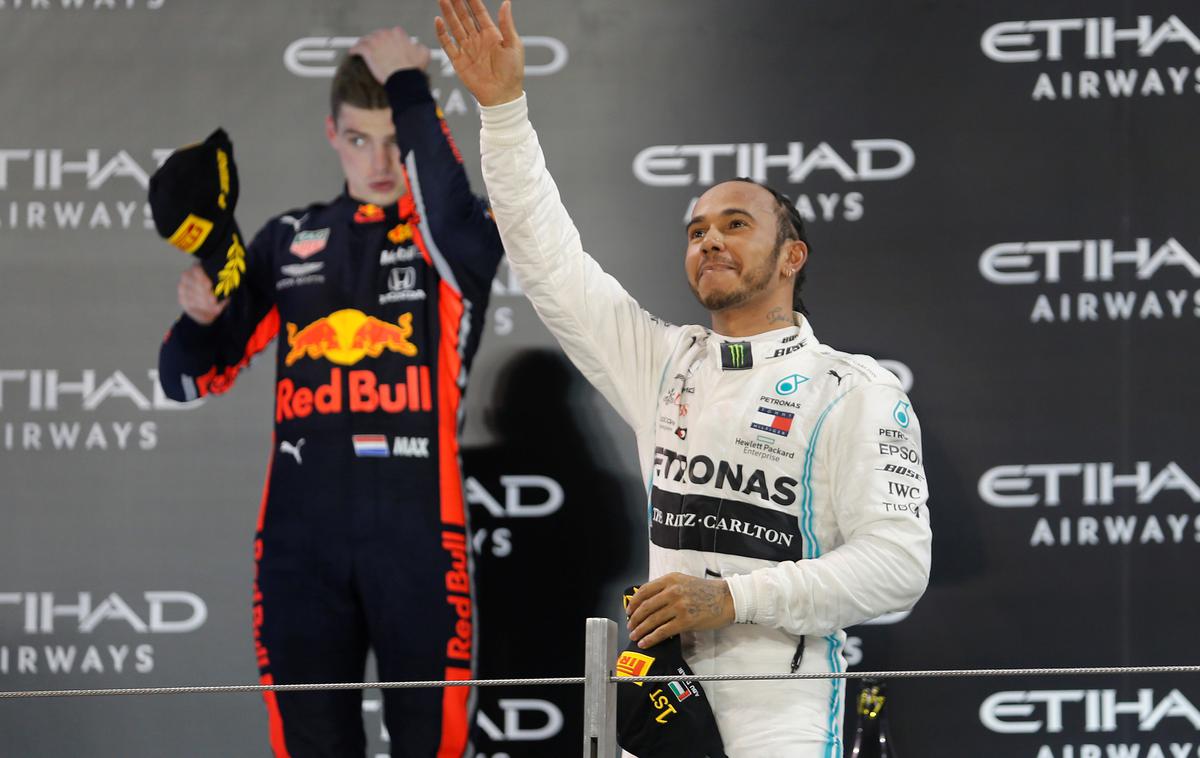 Lewis Hamilton | Lewis Hamilton se je od sezone poslovil v svojem slogu. | Foto Reuters