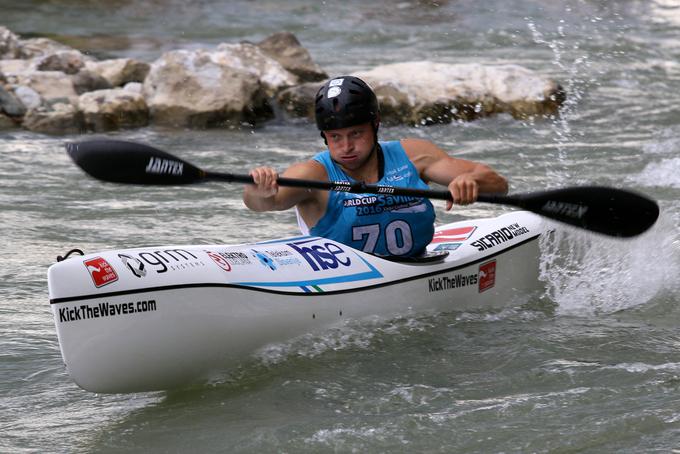 Maks Frančeškin se je na svoji športni poti posvetil kajaku na divjih in mirnih vodah. | Foto: Nina Jelenc