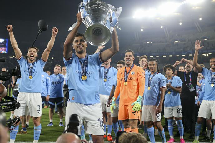 Rodri, Manchester City | Rodri je z Manchester Cityjem letos osvojil trojček lovorik, angleško prvenstvo, pokal in ligo prvakov. | Foto Guliverimage
