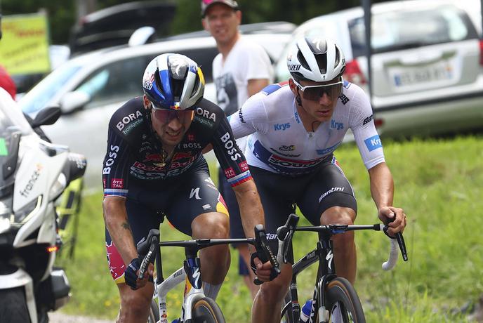 Roglič in Evenepoel sta se že srečala, a zgolj na kratko
