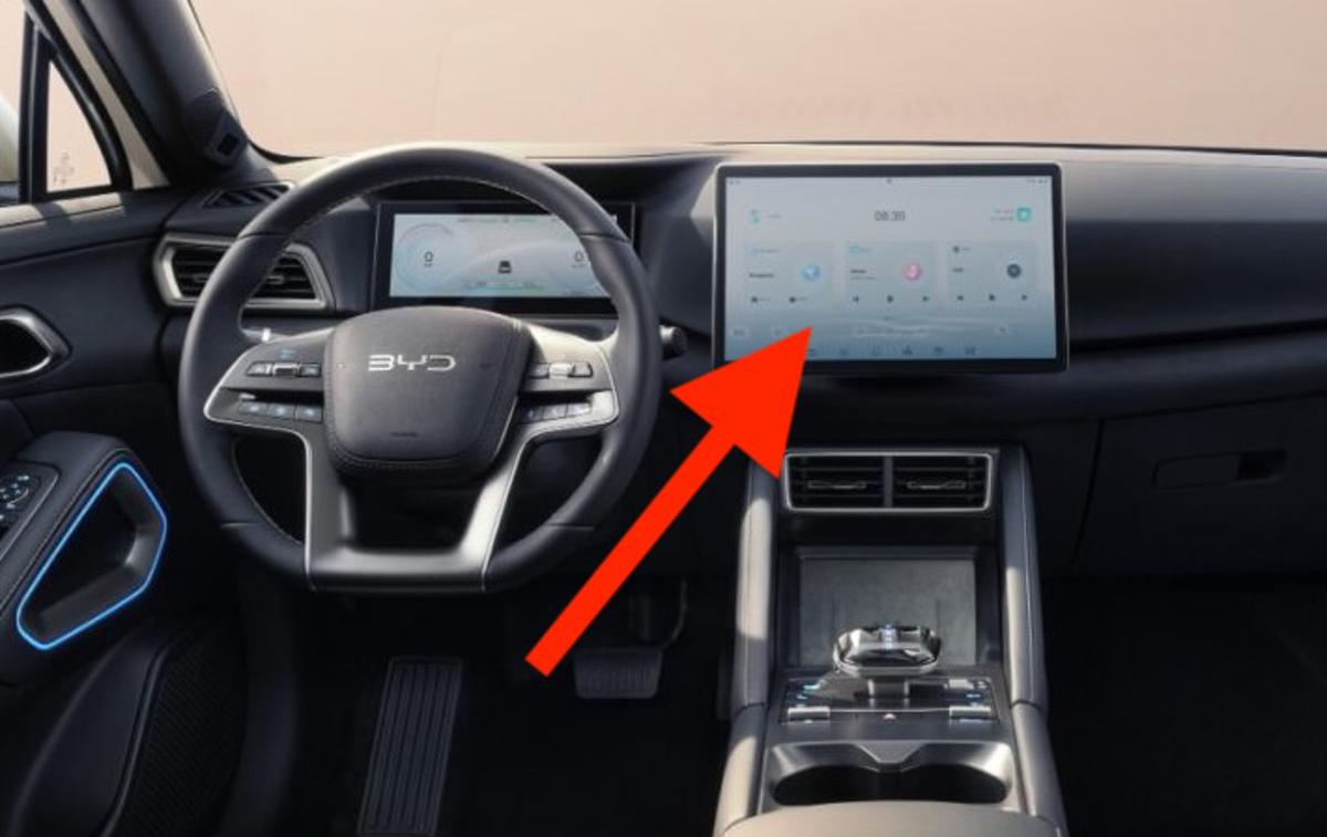 BYD atto 2 zaslona | Foto BYD