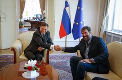 Kaj je Borut Pahor obljubil bronastemu selektorju? #foto #video