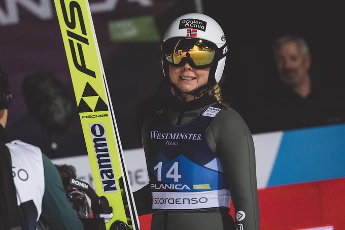 Maren Lundby še ni v najboljši fizični kondiciji. | Foto: Sportida