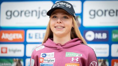 Taja Bodlaj v sezono vstopa kot gledalka, na koledarju je podčrtala Ljubno