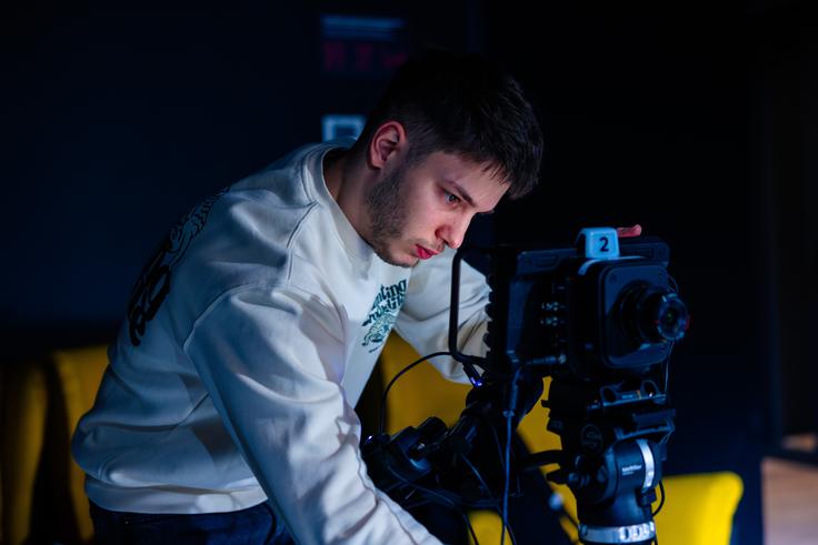 Študentje video produkcije na študijski izmenjavi v Zagrebu.
 | Foto: Academia, višja strokovna šola