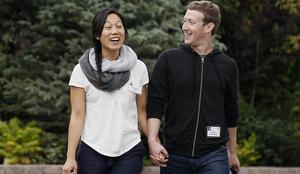 Mark Zuckerberg na Facebooku: Pričakujeva deklico