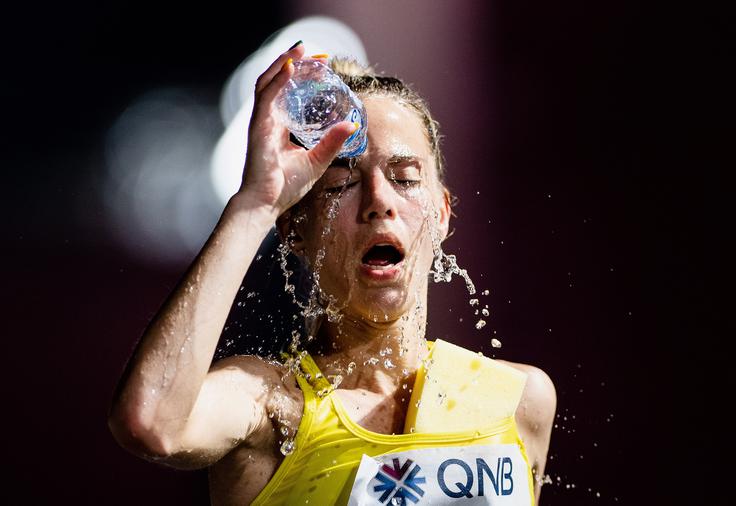 maraton Doha Na svetovnem prvenstvu v Dohi so letos vladale peklenske razmere. | Foto: Getty Images