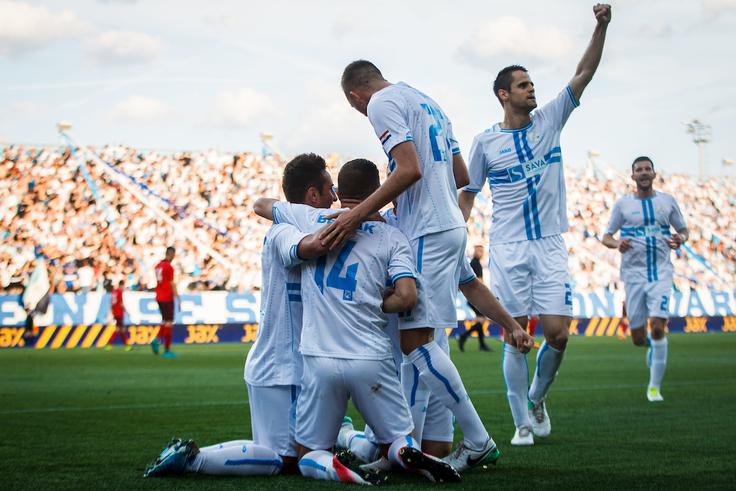 Rijeka je preskočila uvodno oviro v Evropi in si v tej sezoni zagotovila vsaj še štiri tekme. | Foto: Grega Valančič/Sportida