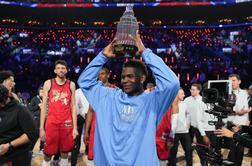 Luka Dončić se je vrnil na parket, a izpadel proti Američanom. Anthony Edwards MVP. #video