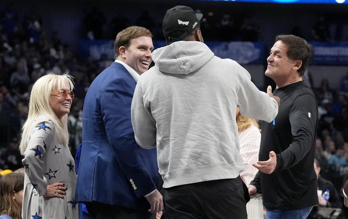 Patrick Dumont Mark Cuban | Veselje v taboru Dallasa po plesu kroglic za nabor, na katerem bodo lahko izbirali kot prvi. | Foto Guliverimage