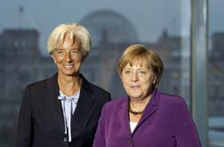 Angela Merkel in Christine Lagarde o evropski dolžniški krizi